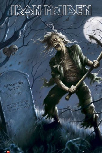IRON MAIDEN POSTER - BENJAMIN BREEG - HOT NEW 24X36