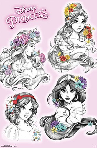 Disney Princess - Sketch Poster 22 x 34in
