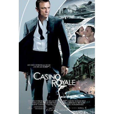 (24x36) Casino Royale Movie (Action Collage, Daniel Craig as James Bond) Poster Print