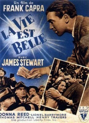 It's a Wonderful Life Movie Poster James Stewart 3
