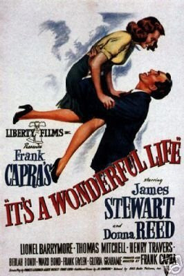 It's a Wonderful Life Movie Poster James Stewart 1