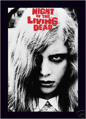 Night of the Living Dead Horror - Scarry Poster- Girl