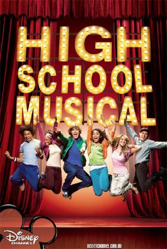 HIGH SCHOOL MUSICAL POSTER Cast Jumping RARE NEW