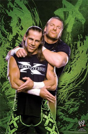 DX POSTER - GENERATION X WRESTLING WWE - RARE NEW 24X36