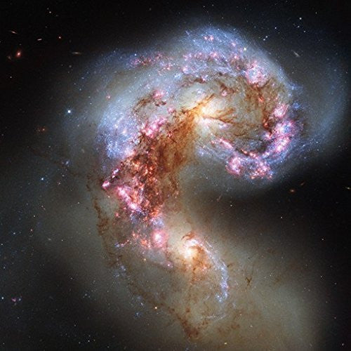 ANTENNAE GALAXIES POSTER Space Astrology - Amazing Nasa Hubble Telescope Shot RARE HOT NEW 24x24