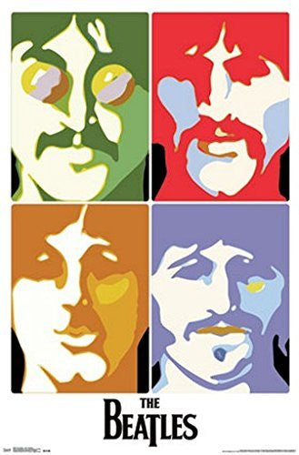 THE BEATLES POSTER Amazing Pop Art Collage RARE HOT NEW 22x34