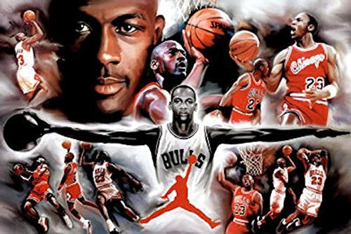 MICHAEL JORDAN POSTER Amazing Collage RARE HOT NEW 24x36