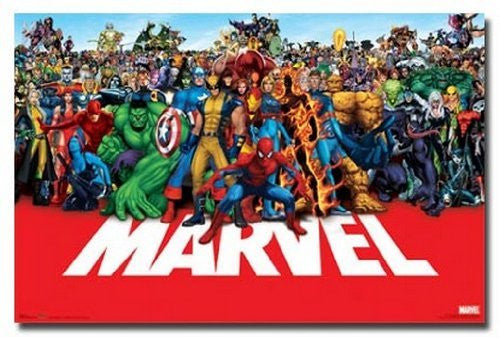 Marvel Heroes Poster Amazing Group Image Rare HOT NEW