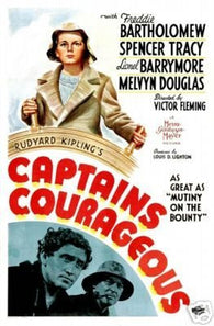 Captains Courageous Movie Poster Spencer Tracy Rare 1