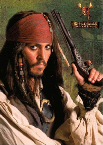 PIRATES OF THE CARIBBEAN JOHNNY DEPP POSTER - GUN