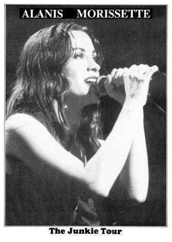 Alanis Morissette Poster Live Black and White HOT NEW