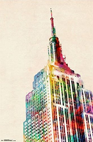 NY EMPIRE STATE BUILDING POSTER Amazing New York Art RARE HOT NEW 22x34