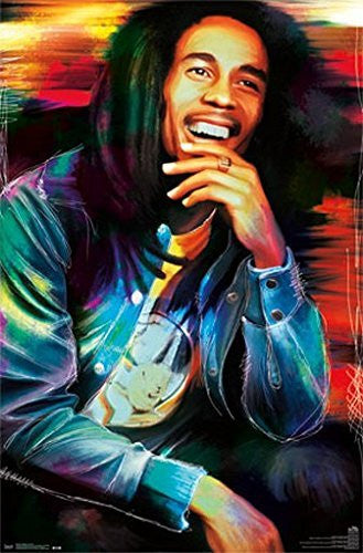 BOB MARLEY POSTER Amazing Pop Art RARE HOT NEW 22x34