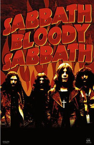 BLACK SABBATH POSTER - BLOODY - RARE NEW HOT 24X36