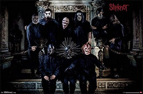 SLIPKNOT POSTER Amazing Group Shot with Masks RARE HOT NEW 22x34