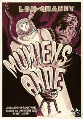 THE Mummy's Ghost Movie Poster John Carradine Vintage 3