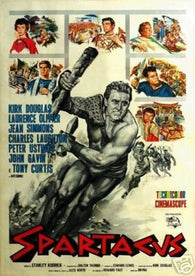 Spartacus Movie Poster Kirk Douglas Rare Hot Vintage 2
