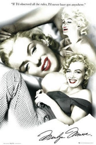 MARILYN MONROE POSTER Red Lips Collage RARE HOT NEW 24x36