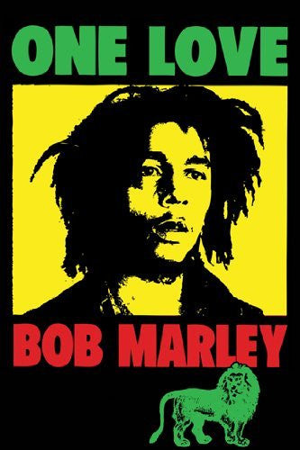 BOB MARLEY POSTER One Love Pop Art RARE HOT NEW 24x36