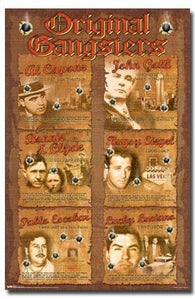 ORIGINAL GANGSTERS POSTER Al Capone John Gotti Mafia