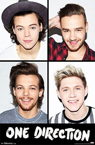 ONE DIRECTION POSTER Amazing Head Shot Collage RARE HOT NEW 22x34