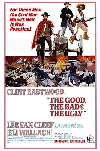 THE GOOD the BAD and the UGLY POSTER Vintage Movie Poster 2 - Clint Eastwood RARE HOT NEW 24x36