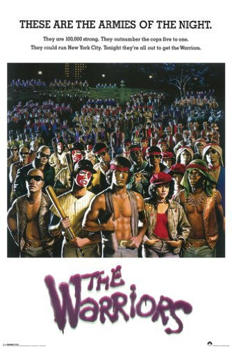 THE WARRIORS POSTER Armies of the Night RARE HOT NEW 24x36