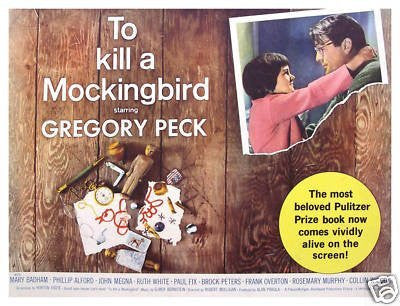 TO KILL A MOCKINGBIRD MOVIE POSTER - GREGORY PECK II