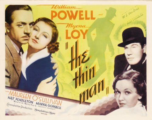 The Thin Man Movie Poster William Powell 1