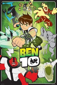 BEN 10 POSTER Amazing Action RARE HOT NEW 24X36