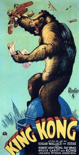 KING KONG MOVIE POSTER Rare New Hot Vintage 8