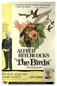 The Birds Movie Poster Alfred Hitchcock