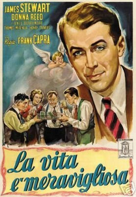 It's a Wonderful Life Movie Poster James Stewart 2