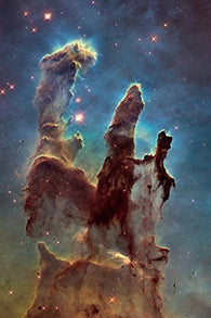 PILLARS of CREATION POSTER Space Astrology - Amazing Nasa Hubble Telescope Shot RARE HOT NEW 24x36