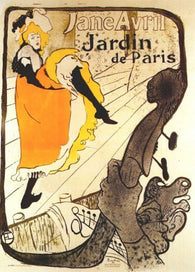 (22x28) Henri de Toulouse-Lautrec (Jardin de Paris, Jane Avril) Art Poster Print