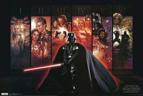 STAR WARS POSTER Amazing Collage RARE HOT NEW 24x36