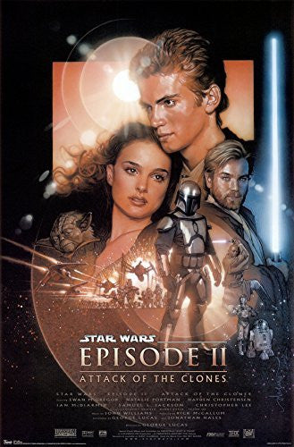 Star Wars: Episode II - Attack of the Clones Movie Group Poster Print