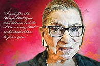 Justice of The US Supreme Court Ruth Bader Ginsburg Quote Poster 24x36 Home Decor Print - 24x36