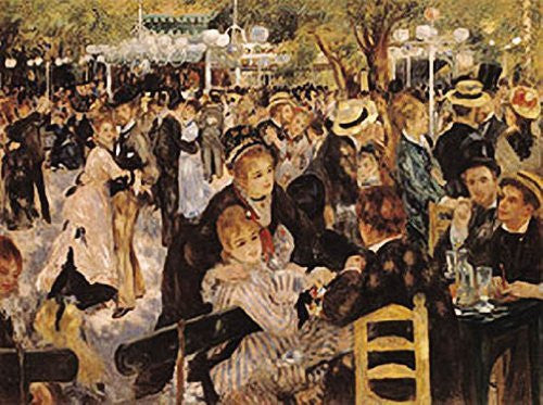 RENOIR ART PRINT Bal Moulin de la Galette 24X36 POSTER