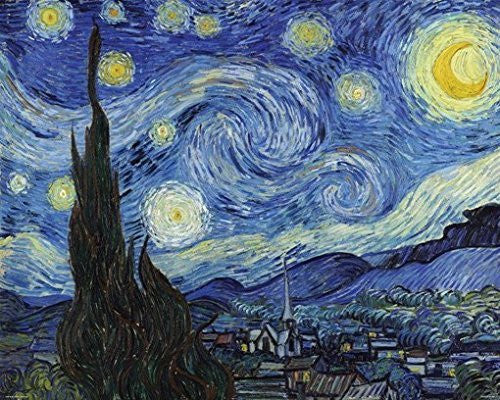 STARRY NIGHT POSTER Van Gogh RARE HOT NEW 24x30